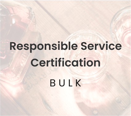 Smart Choices Liquor Service and Retail Certification - Bulk
